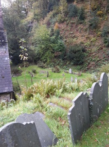 Llandre hillside grave 2